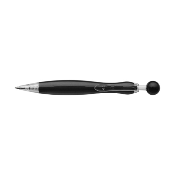 Mirate ballpen with blue ink. in black