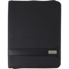 A4 Zipped PVC folder. in black