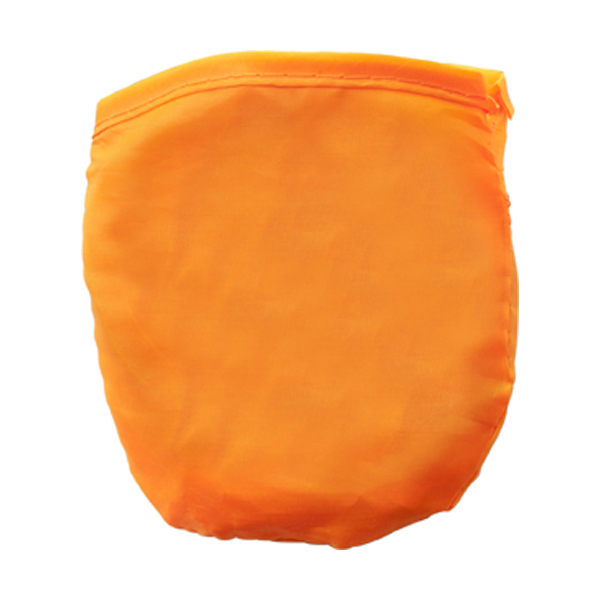 Large Foldable Cap In A Pouch in orange