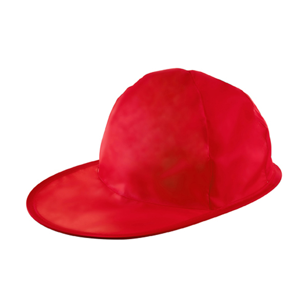 Large Foldable Cap In A Pouch in red