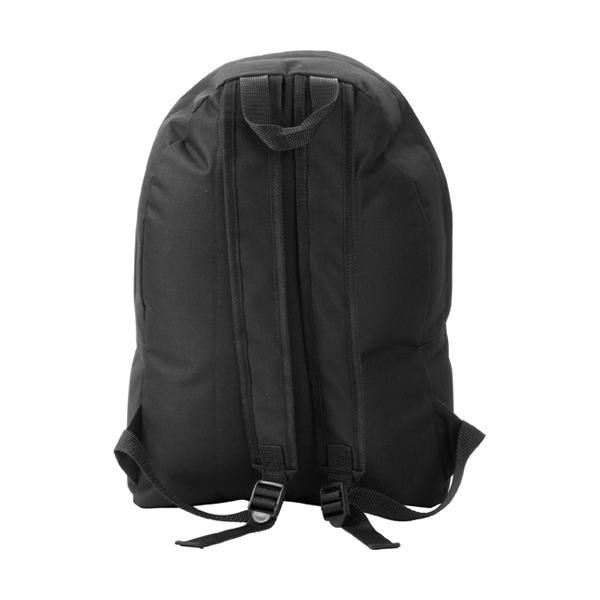 600d Polyester backpack. in black