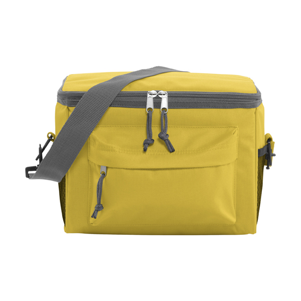 Polyester 600D cooler. in yellow