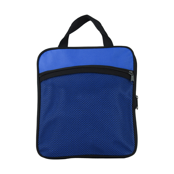 Polyester Foldable Travel Bag in cobalt-blue