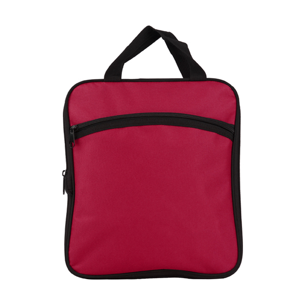 Polyester Foldable Travel Bag in red