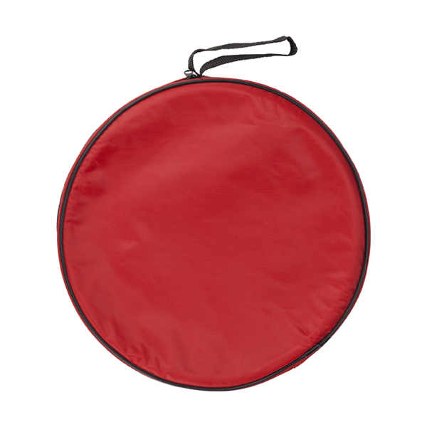 Foldable Barrel Bag in red