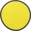 Foldable nylon frisbee in yellow