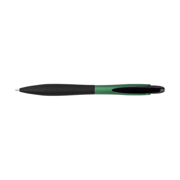 Stylish ballpen with blue ink. in green