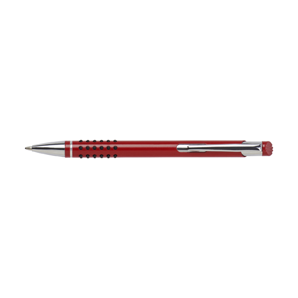 Aluminium Ballpen With Blue Ink in red