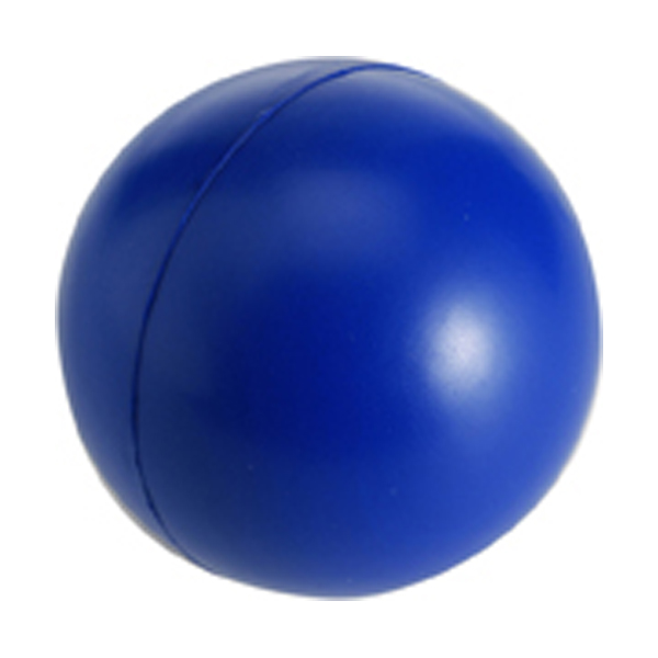 Anti stress ball in cobalt-blue