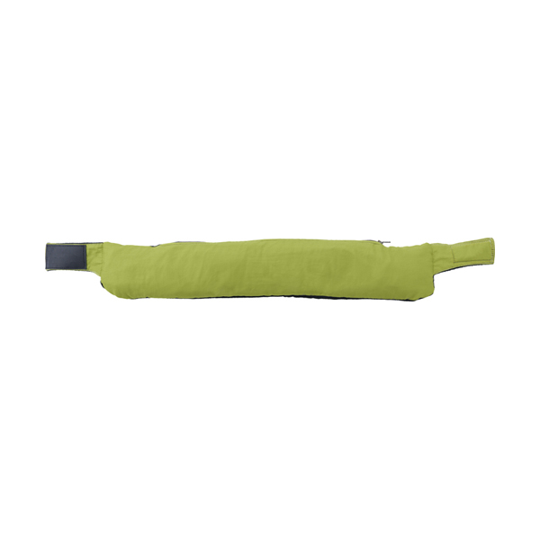 Multifunctional zipped neck pillow. in light-green
