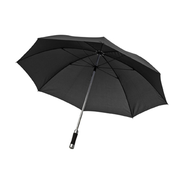 Polyester umbrella in black