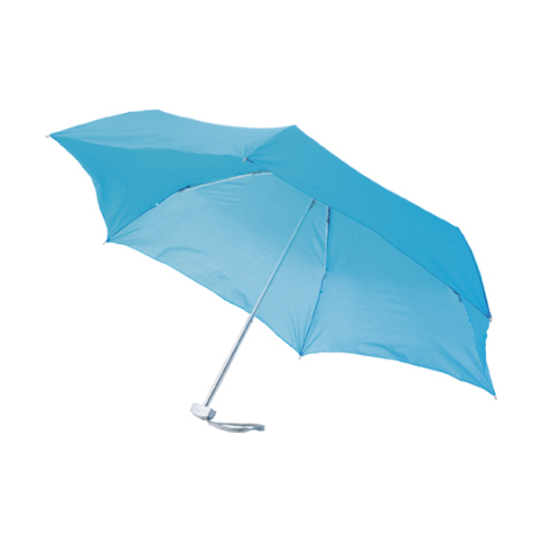 Mini nylon umbrella in light-blue