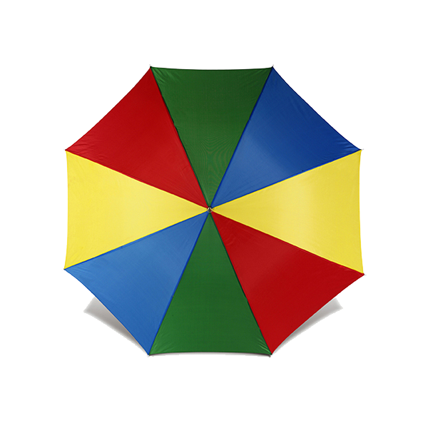 Umbrella with automatic opening. in multicoloured