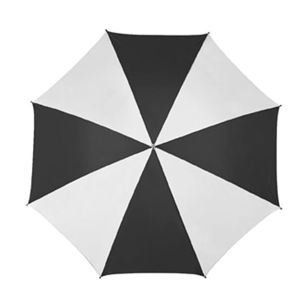 Golf umbrella in black-and-white