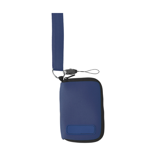 Neoprene case for MP3 /phone in blue