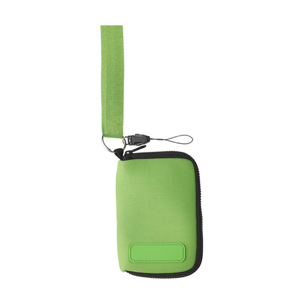 Neoprene case for MP3 /phone in light-green