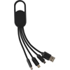Charging cable set in Black