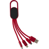 Charging cable set in Red