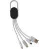 Charging cable set in White