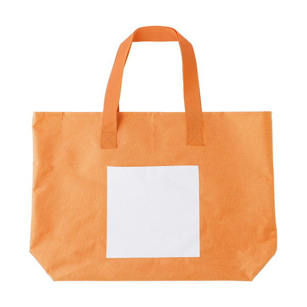 Polyester 600D beach bag. in orange