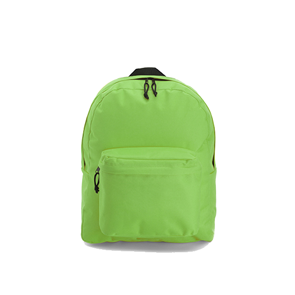 Polyester backpack in light-green