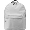 Polyester backpack in white
