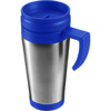 Steel travel mug (420ml) in Blue