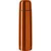 Stainless steel double walled vacuum flask (500ml) in Orange