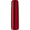 Stainless steel double walled vacuum flask (500ml) in Red