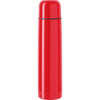 Stainless steel double walled vacuum flask (1000ml) in Red