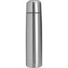 Vacuum flask, 1 litre capacity in silver