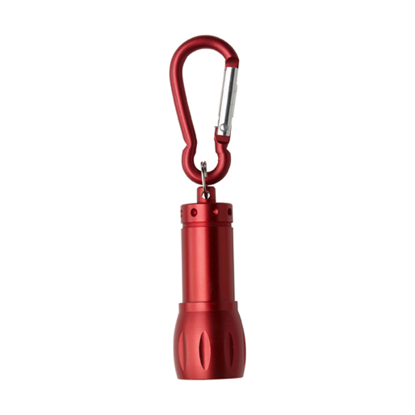 Small Metal Led Torch in red