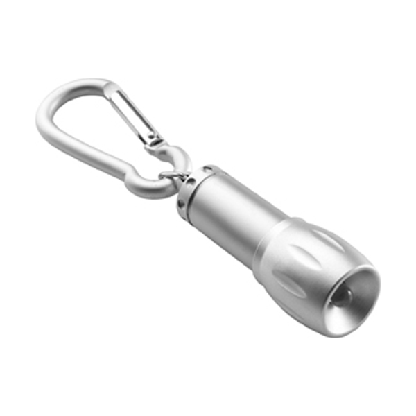 Small Metal Led Torch in silver