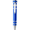 Pen shaped screwdriver in cobalt-blue