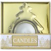 Christmas tree candle holder in Gold