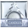 Christmas tree candle holder in Silver