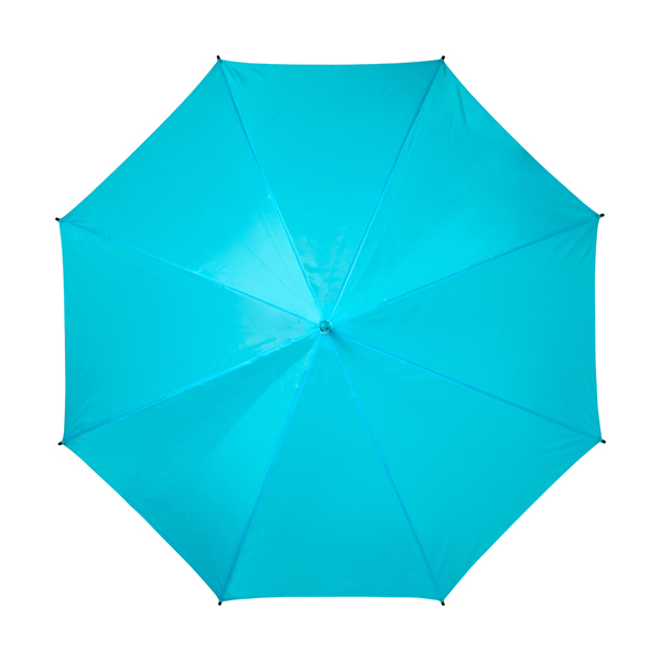Automatic umbrella with eight panels. in light-blue