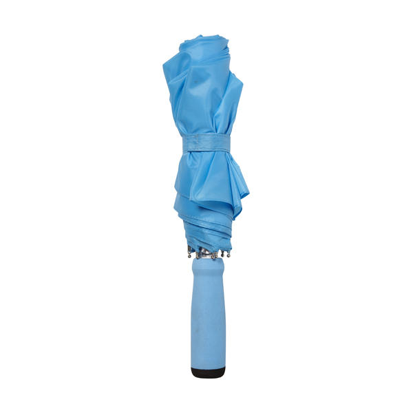 Foldable umbrella. in light-blue
