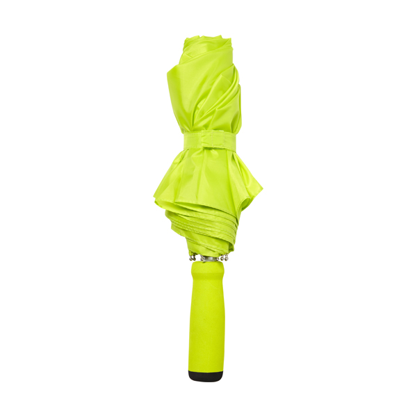 Foldable umbrella. in lime