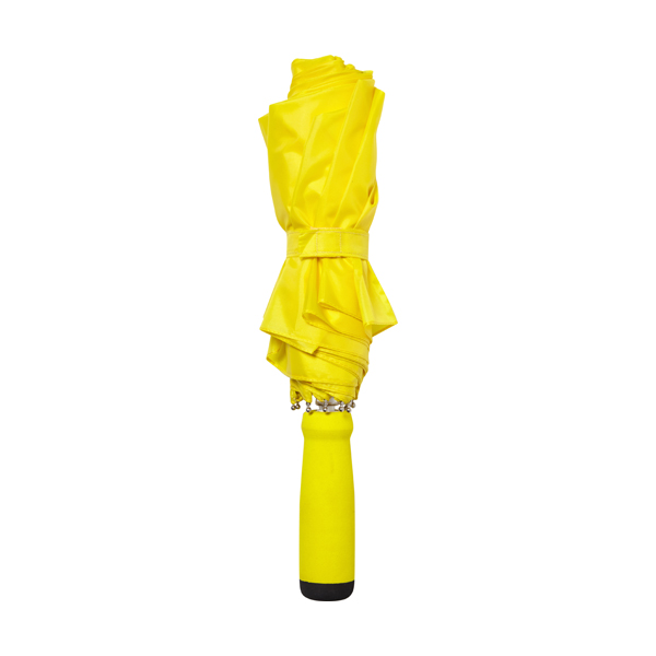 Foldable umbrella. in yellow