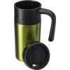 Stainless steel travel mug, 330ml capacity. in Light Green