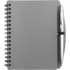 Notebook with ballpen (approx. A6) in Grey