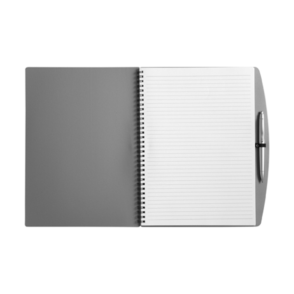 A4 Spiral notebook in grey