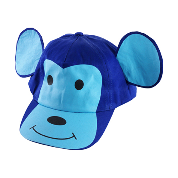 Cotton cap for children in blue