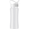 Stainless steel drinking bottle in white