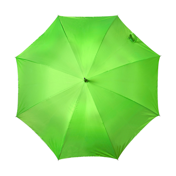 Automatic storm proof umbrella. in lime