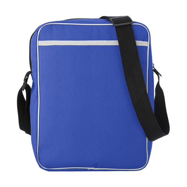Polyester 600D retro style bag. in cobalt-blue