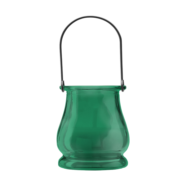 Citronella candle. in light-green