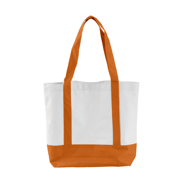 Shopping bag in orange