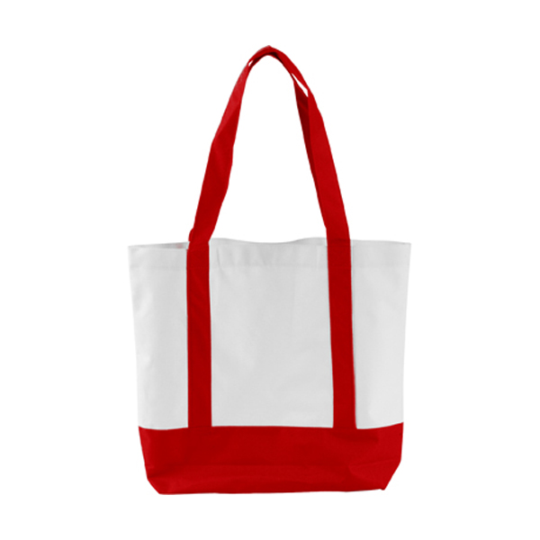Shopping bag in red